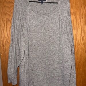 Karen Scott Heather Gray Knit Top